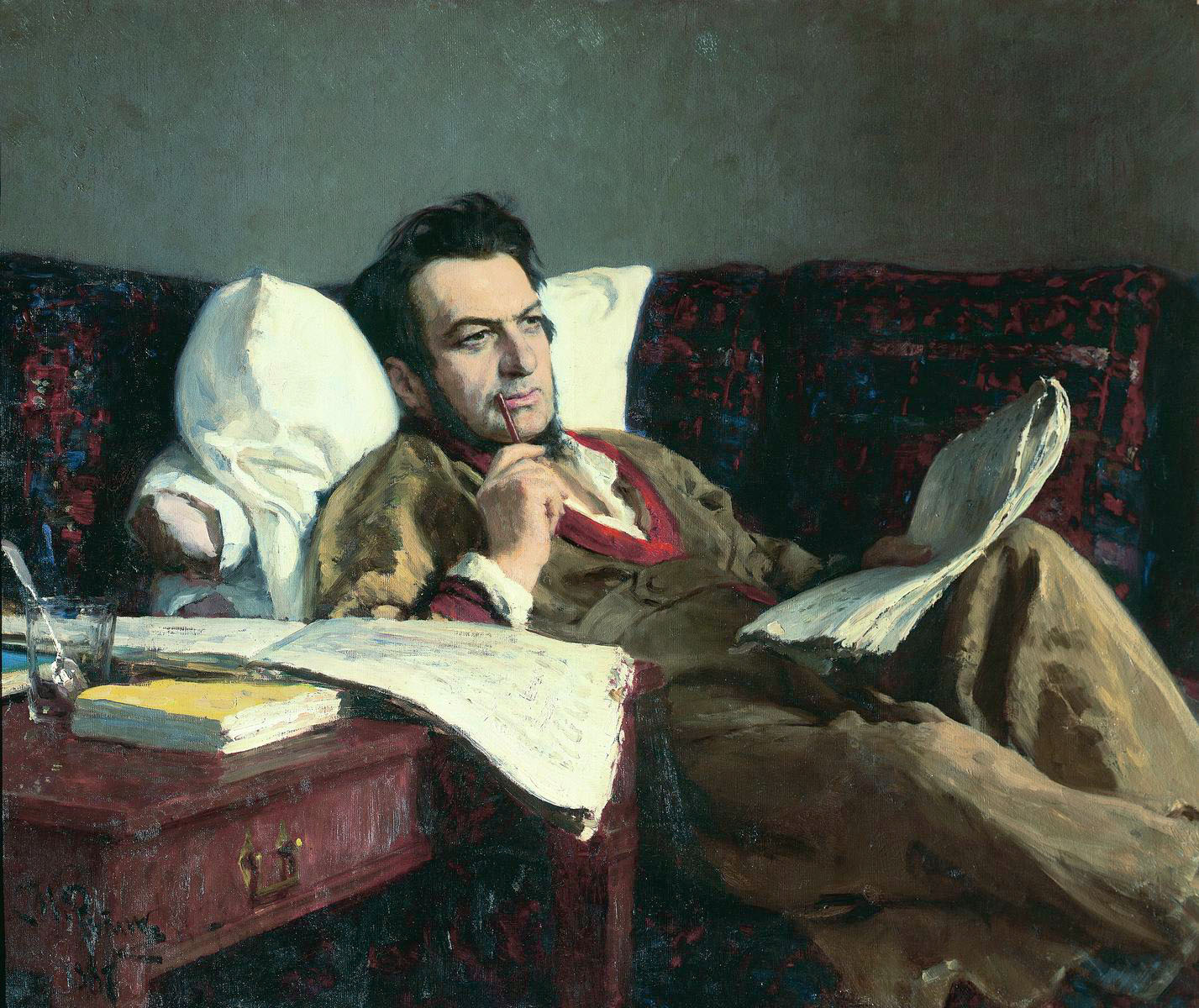 Portrait of Mikhail Glinka