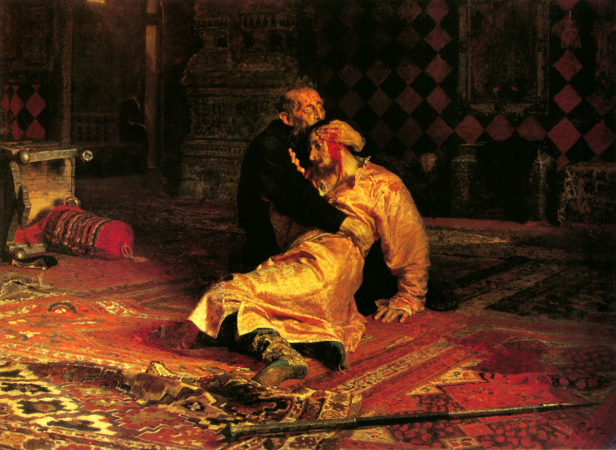 Ivan the Terrible and His Son on November 16th, 1581