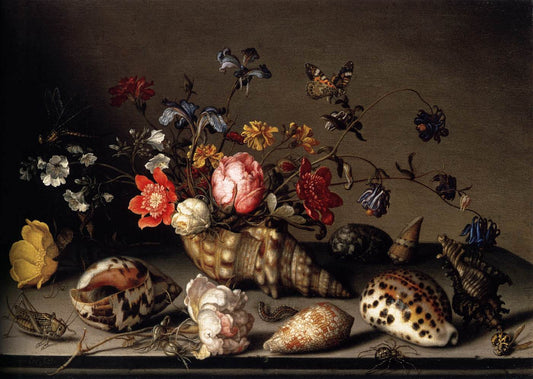 Still Life of Flowers, Shells, and Insects 1635