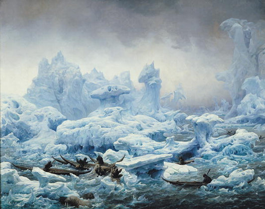 Fishing for Walrus in the Arctic Ocean 1841