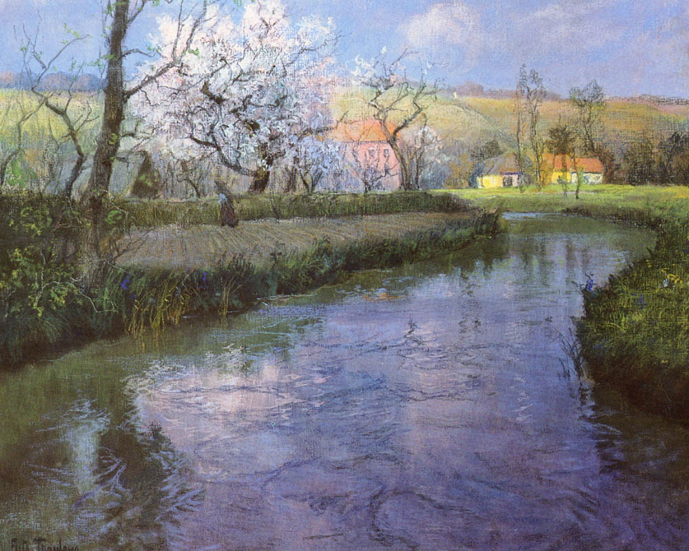 A French River Landscape