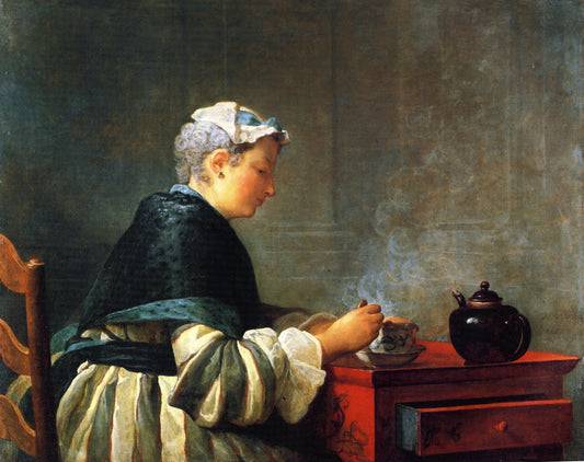 A Lady Taking Tea