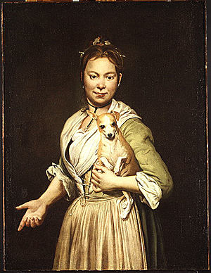 A Woman With A Dog