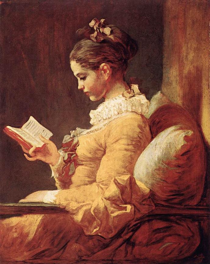 A Young Girl Reading