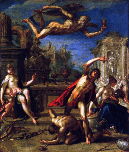 Allegory of Rulership The Return of the Golden Age under Saturn