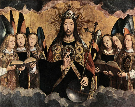 Christ Surrounded by Musician Angels