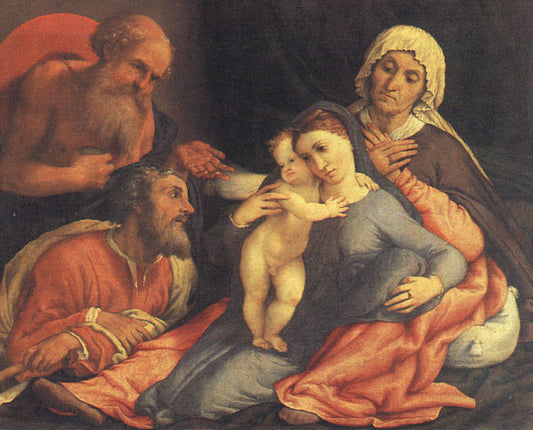 Madonna And Child With Saint Jerome, Saint Joseph, And Saint Anne