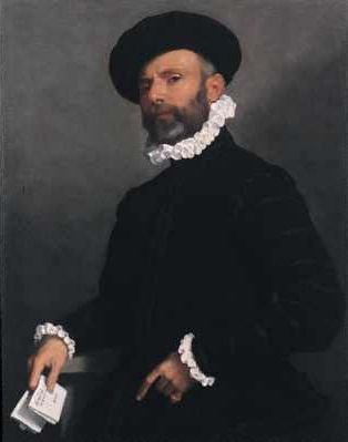 Portrait of a Man holding a Letter (L 'Avvocato)