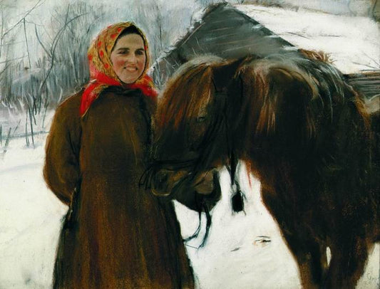 Baba with Horse