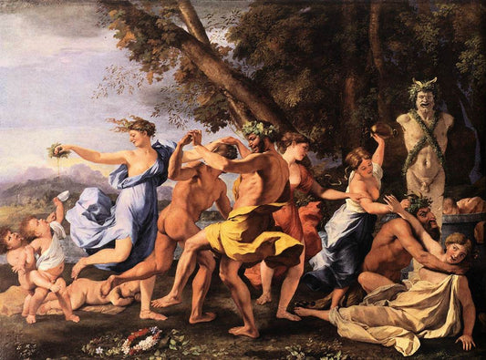 Bacchanal before a Statue of Pan