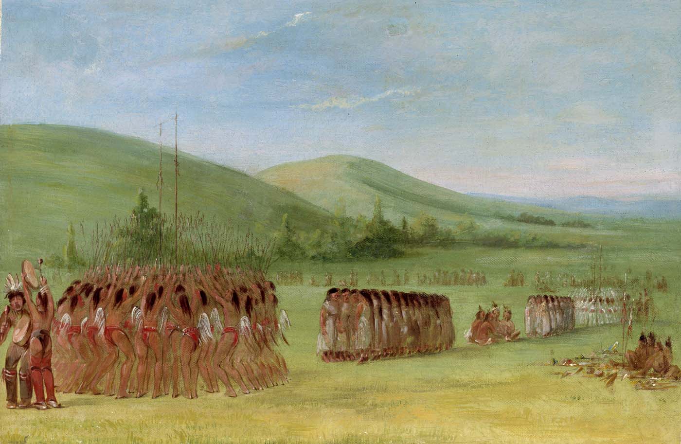 Ball play Dance, Choctaw