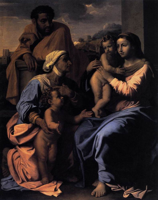 The Holy Family with St. Elizabeth and John the Baptist