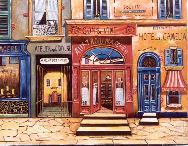 Bar Storefront Paintings N070