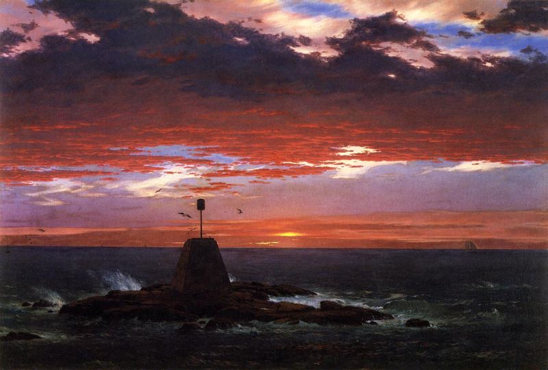 Beacon off Mount Desert Island