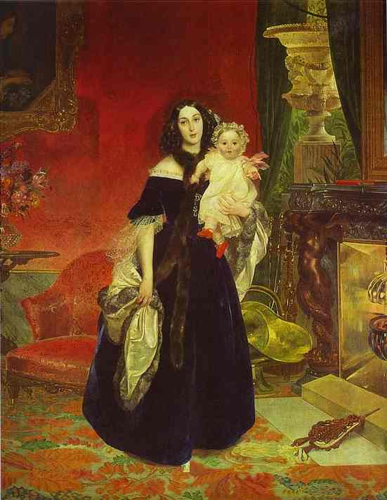 Portrait of Beck and Her Daughter Beck