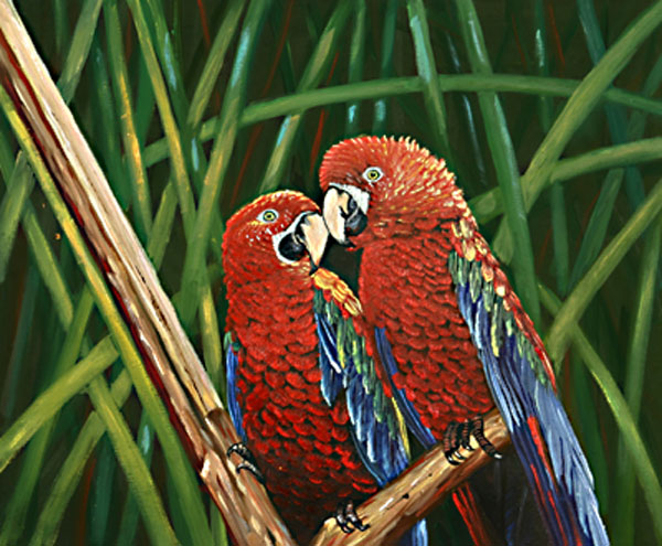 Birds Paintings N085