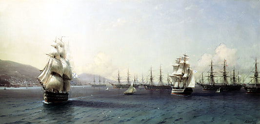 Black Sea Fleet in the Bay of Theodosia