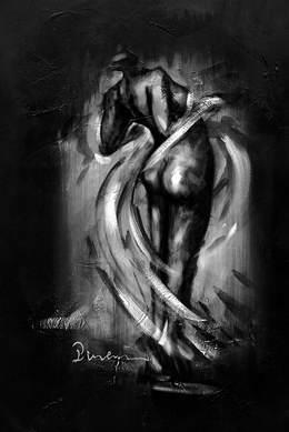 Black and White Paintings N54