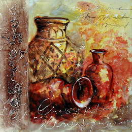 Bottle Pot Decor Art N075