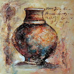 Bottle Pot Decor Art N097