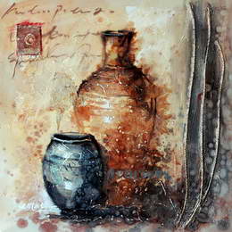 Bottle Pot Decor Art N100