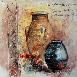 Bottle Pot Decor Art N104