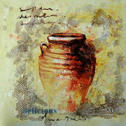 Bottle Pot Decor Art N123