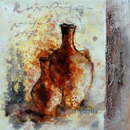 Bottle Pot Decor Art N137