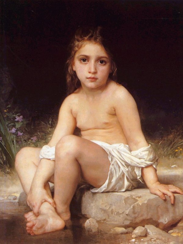 Bathing Child