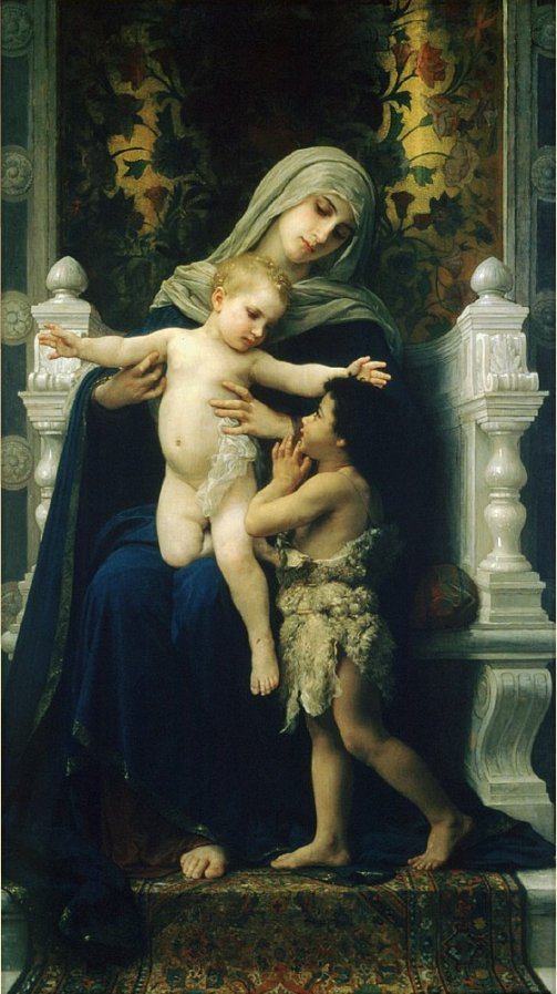 La Vierge L'Enfant Jesus et Saint Jean Baptiste