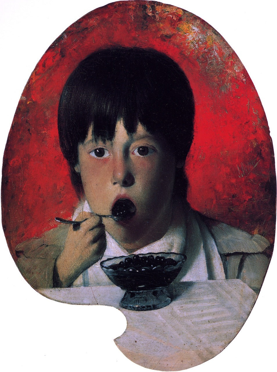 Boy Eating Berries