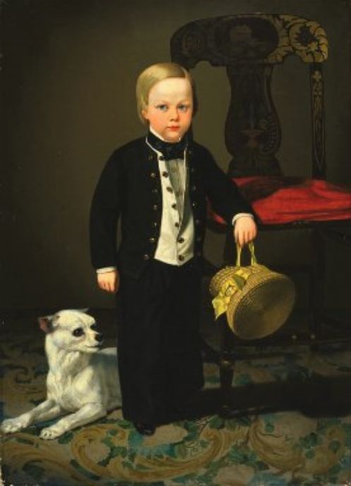 Boy with Dog