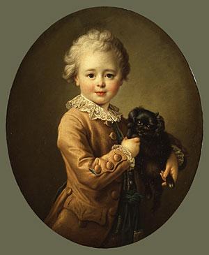 Boy with a Black Spaniel