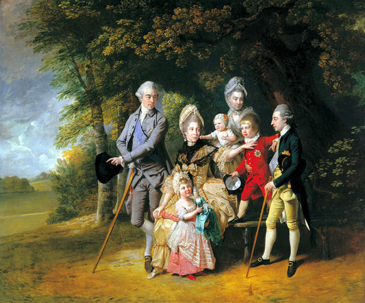 Queen Charlotte with her Children and Brothers