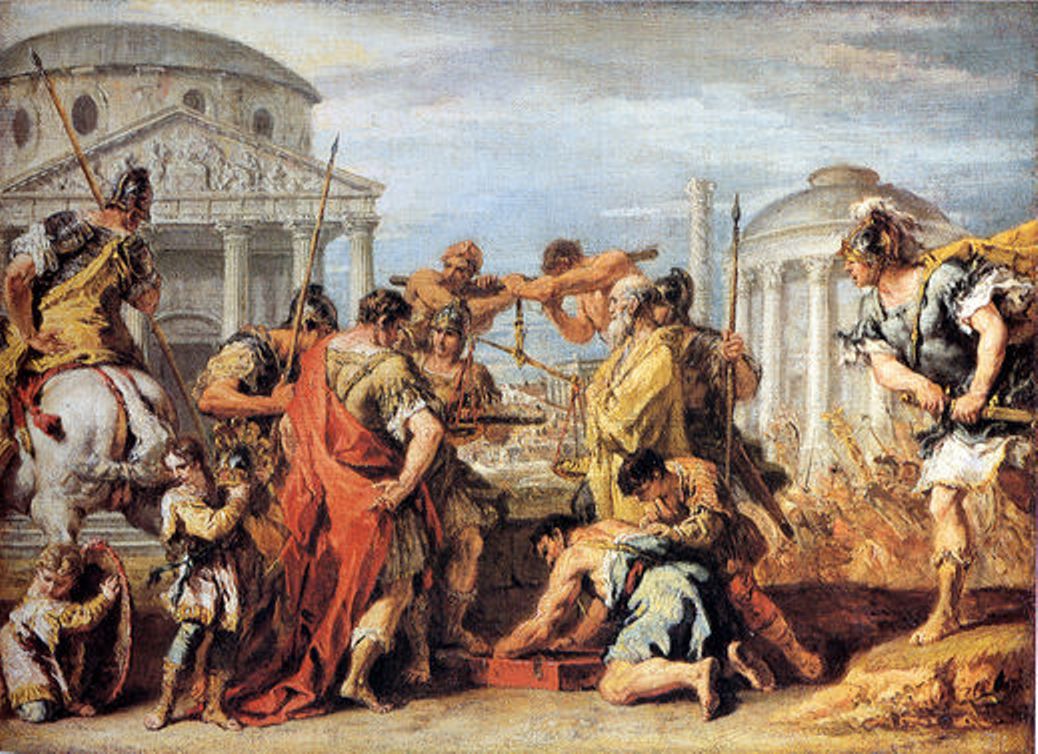 Camillus Rescuing Rome From Brennus