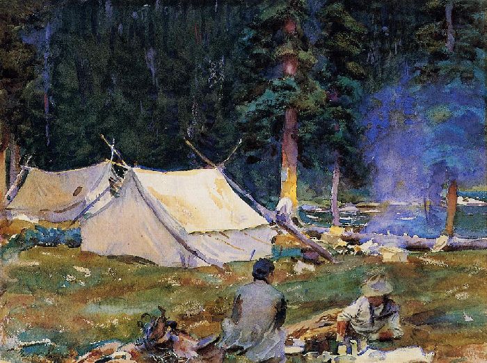 Camping at Lake O' Hara