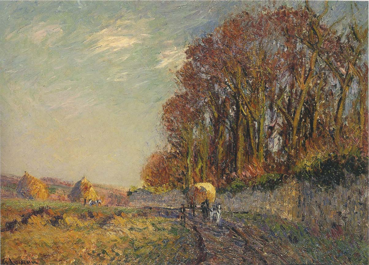 Cart in an Autumn Landscape