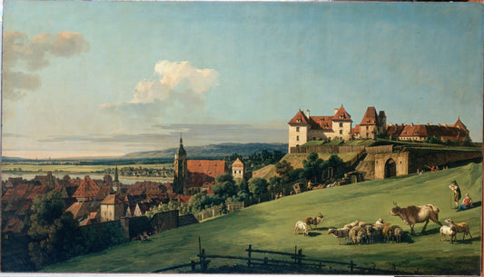 View of Pirna from the Sonnenstein Castle