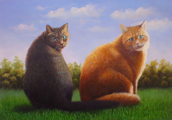 Cat Paintings N005