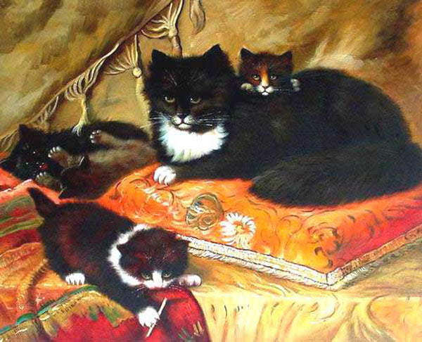 Cat Paintings N010