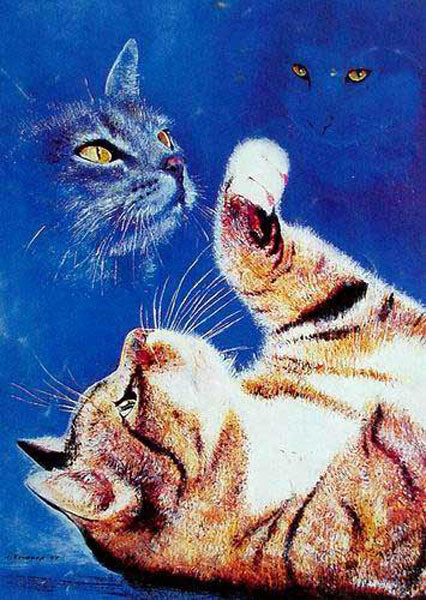 Cat Paintings N019