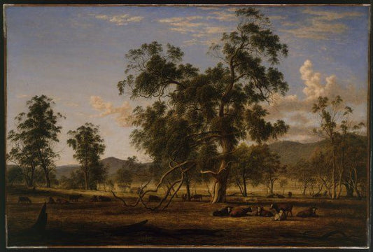 Australian Landscape with Cattle