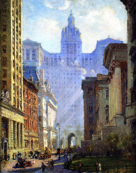 Chambers Street and the Municipal Building NYC