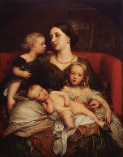 Mrs. George Augustus Frederick Cavendish-Bentinck and Her Children