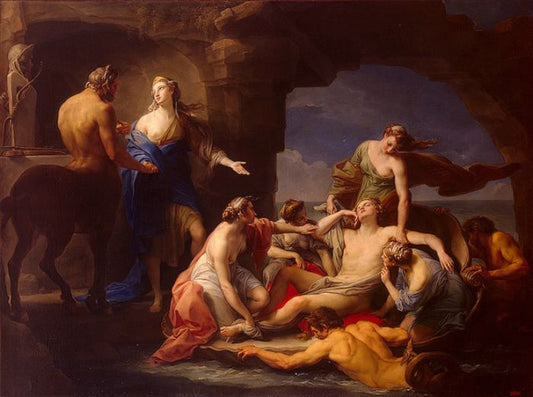 Thetis Takes Achilles from the Centaur Chiron