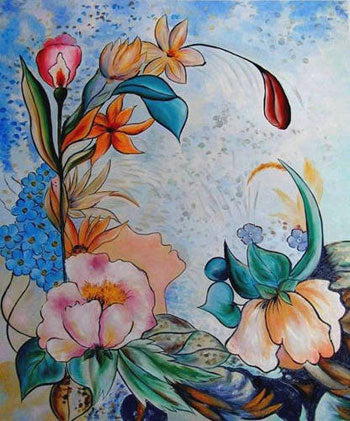 Classical Flower Paintings N018