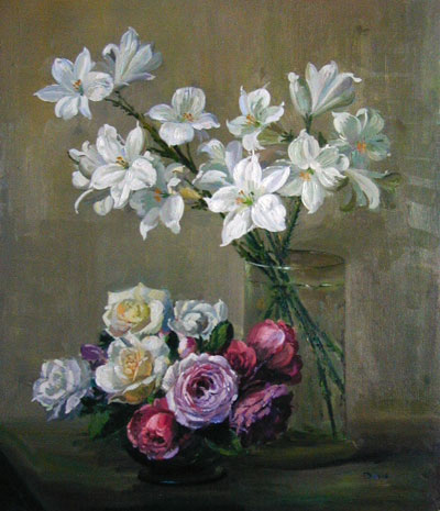 Classical Flower Paintings N020