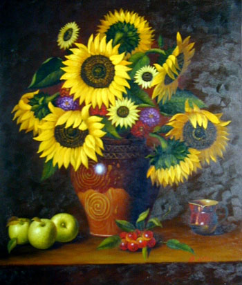 Classical Flower Paintings N021