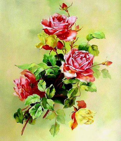 Classical Flower Paintings N030