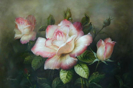 Classical Flower Paintings N048